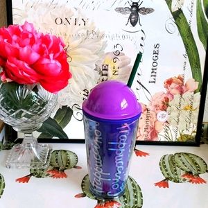 STARBUCKS VINTAGE IRIDESCENT TUMBLER